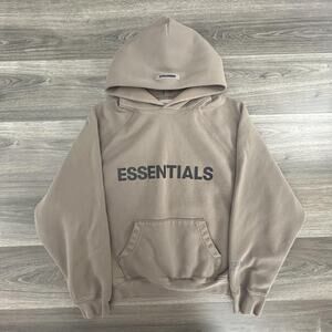 Fear of God Essentials Hoodie Mens Medium Pullover Sweatshirt Streetwear